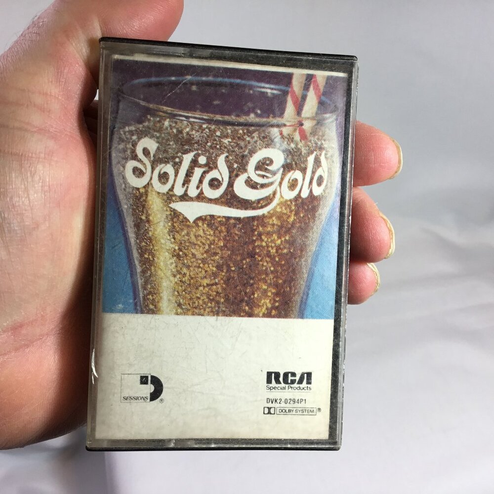 Various - Solid Gold Rare Audio Cassette Tape 1978 Rock Beach Boys, The Turtles